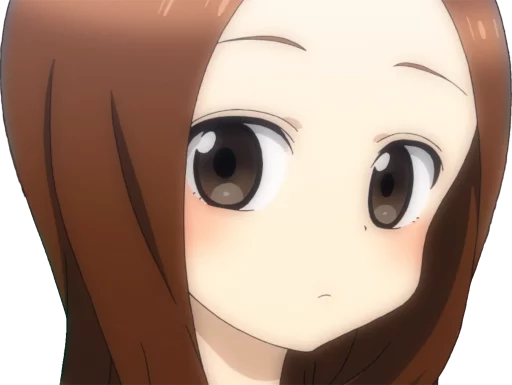 😕 Стикер «Let us all love Takagi» для Telegram