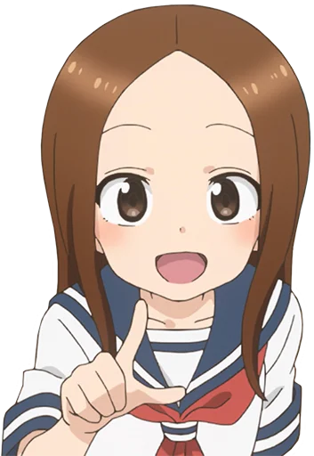 👆 Стикер «Tagaki Daisuki» для Telegram