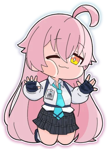 😍 Стикер «Takanashi Hoshino» для Telegram