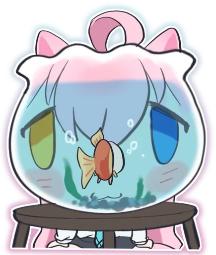 Стикерпак Takanashi Hoshino для Telegram
