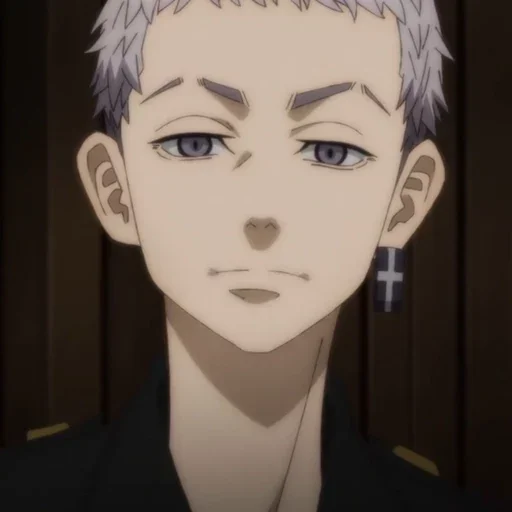 🫥 Стикер «Takashi Mitsuya Tokyo revengers» для Telegram