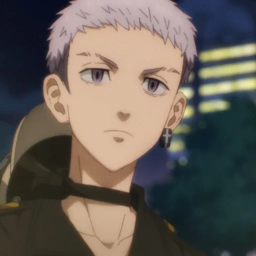 🫥 Стикер «Takashi Mitsuya Tokyo revengers» для Telegram