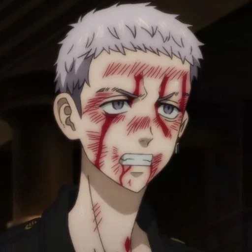 😬 Стикер «Takashi Mitsuya Tokyo revengers» для Telegram
