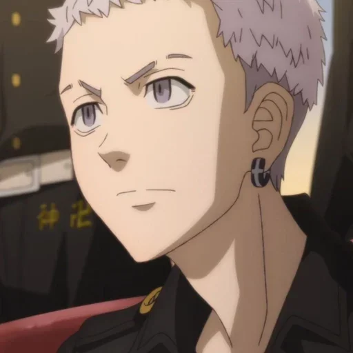 🫥 Стикер «Takashi Mitsuya Tokyo revengers» для Telegram