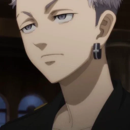🫥 Стикер «Takashi Mitsuya Tokyo revengers» для Telegram