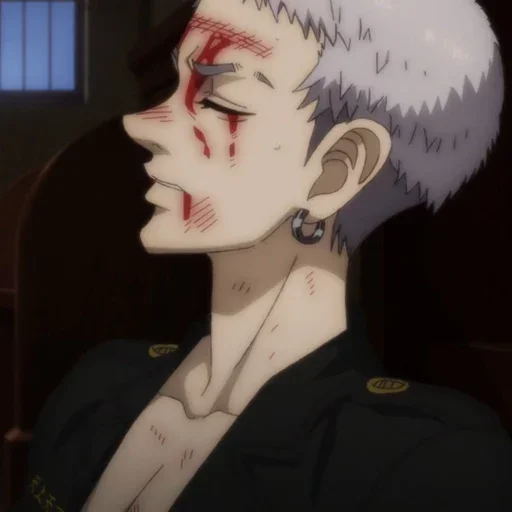 😣 Стикер «Takashi Mitsuya Tokyo revengers» для Telegram