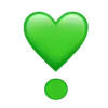 Стикер 59 Green Emotions