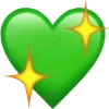Стикер 10 Green Emotions