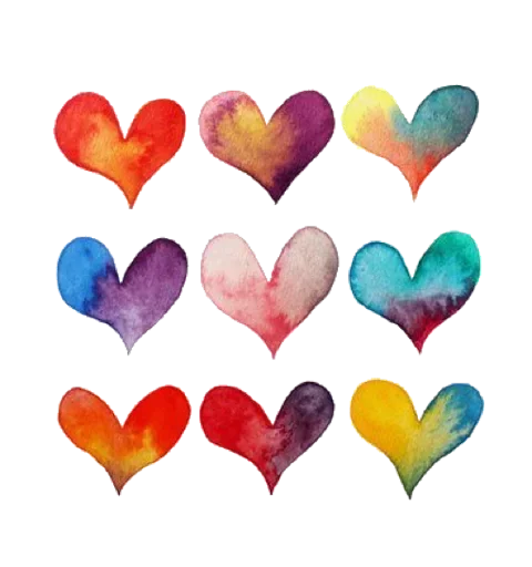 🤗 Стикер «Возьми Моё сердце» для Telegram
