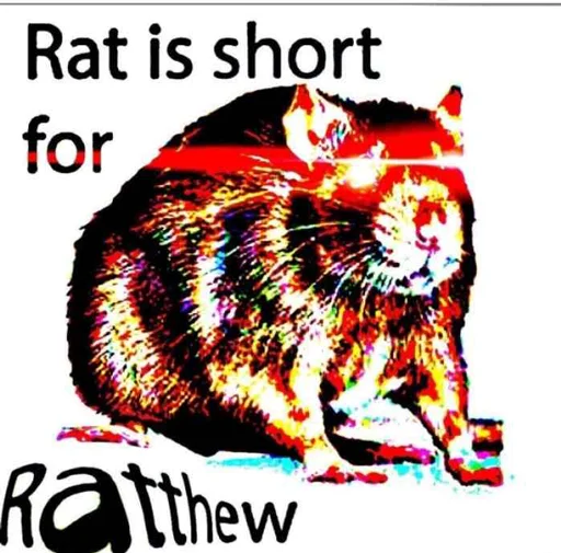 🐀 Стикер «Take this rat!» для Telegram