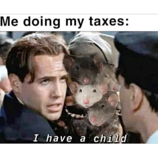 💵 Стикер «Take this rat!» для Telegram