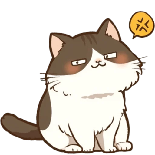 😤 Стикер «Говорящие котики» для Telegram