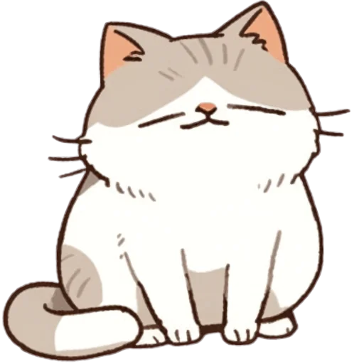 🫥 Стикер «Говорящие котики» для Telegram