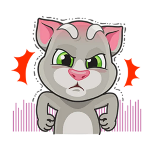 😡 Стикер «Talking Tom» для Telegram