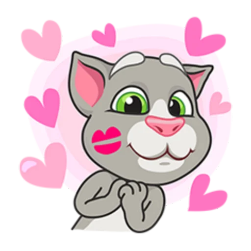 😍 Стикер «Talking Tom» для Telegram