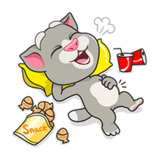 🍟 Стикер «Talking Tom» для Telegram