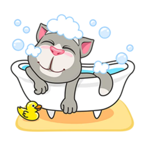 🛀 Стикер «Talking Tom» для Telegram