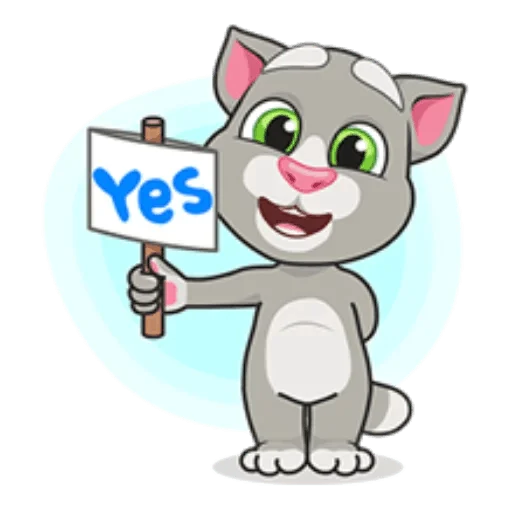 🆗 Стикер «Talking Tom» для Telegram