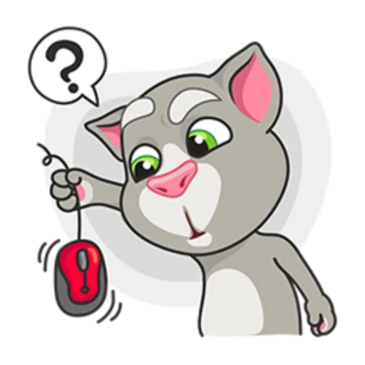 🖱 Стикер «Talking Tom» для Telegram