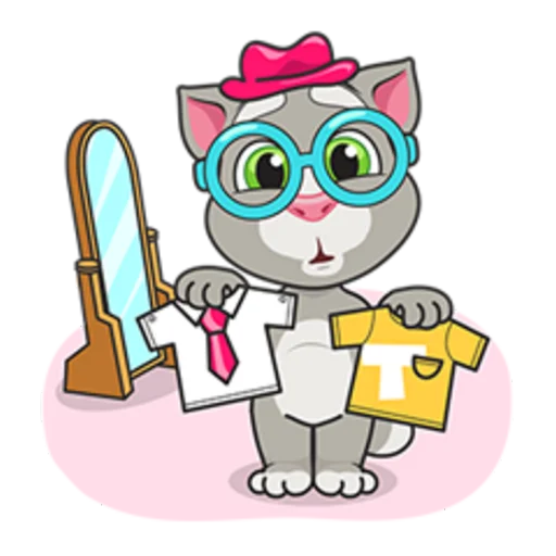 🥼 Стикер «Talking Tom» для Telegram