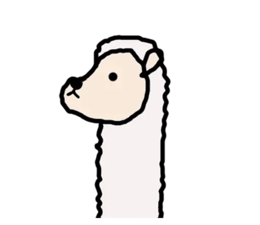 ⚪️ Стикер «talooong 3» для Telegram