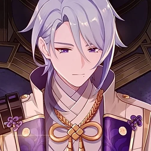 😔 Стикер «Kamisato Ayato» для Telegram