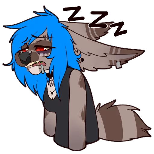 💤 Стикер «Tanookie» для Telegram