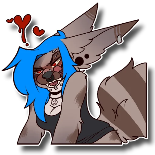😘 Стикер «Tanookie» для Telegram