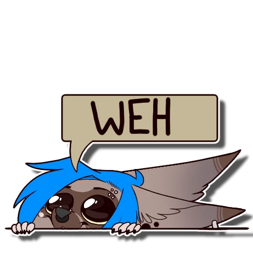 👀 Стикер «Tanookie» для Telegram