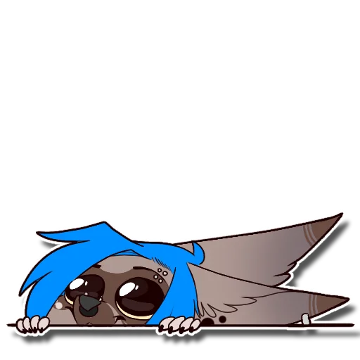 👀 Стикер «Tanookie» для Telegram