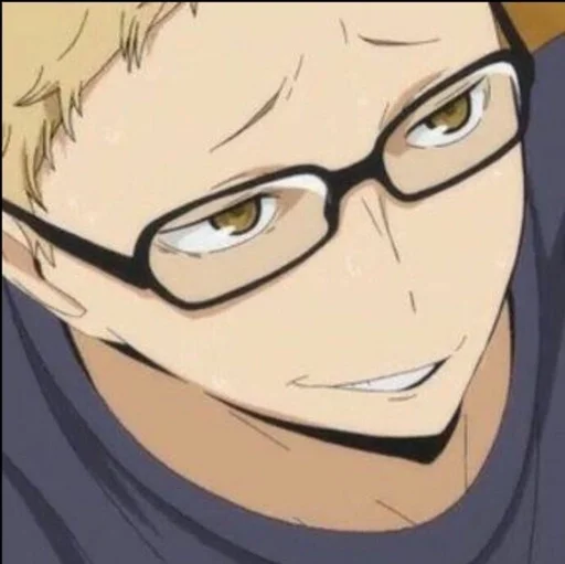 😏 Стикер «Tsukishima Kei» для Telegram