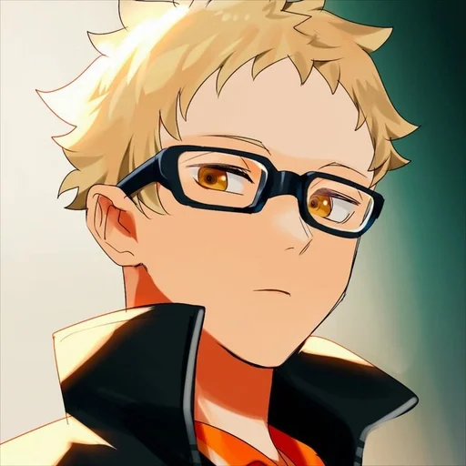 😶 Стикер «Tsukishima Kei» для Telegram