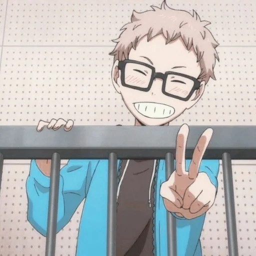 🤓 Стикер «Tsukishima Kei» для Telegram