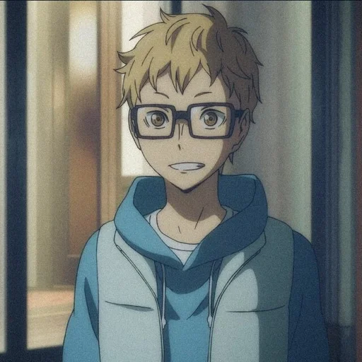 😁 Стикер «Tsukishima Kei» для Telegram