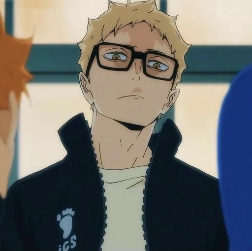 😟 Стикер «Tsukishima Kei» для Telegram