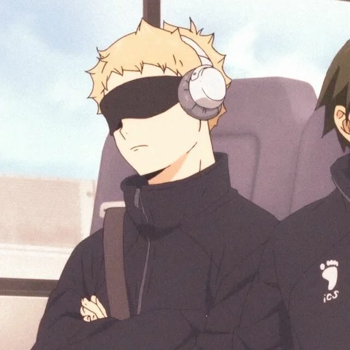 😴 Стикер «Tsukishima Kei» для Telegram