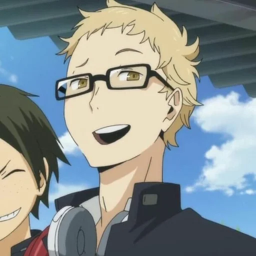 😏 Стикер «Tsukishima Kei» для Telegram