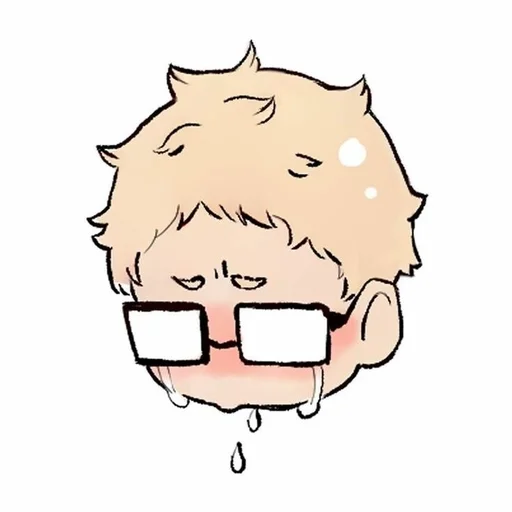😭 Стикер «Tsukishima Kei» для Telegram