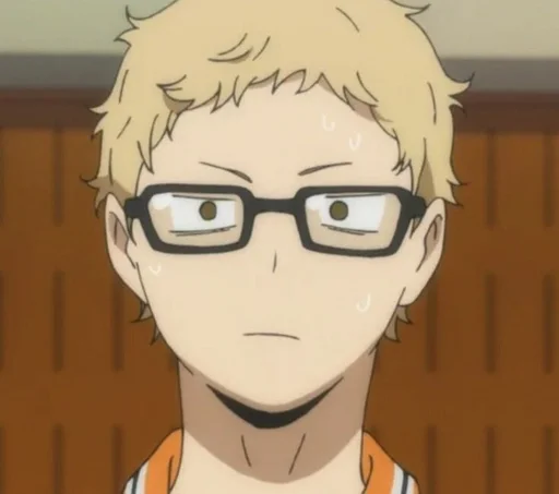 😳 Стикер «Tsukishima Kei» для Telegram
