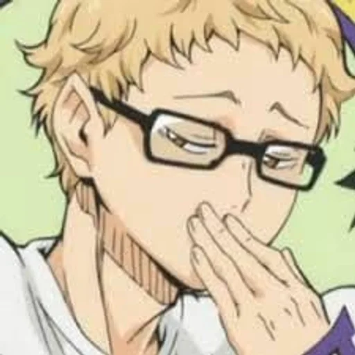 😁 Стикер «Tsukishima Kei» для Telegram