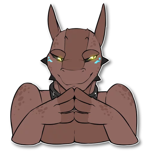 😈 Стикер «Tank the Dragon» для Telegram