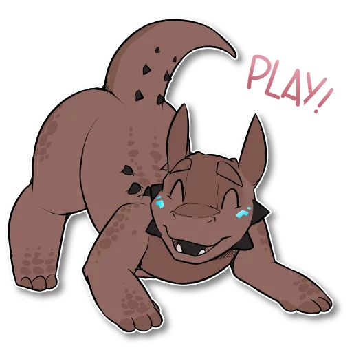 🃏 Стикер «Tank the Dragon» для Telegram