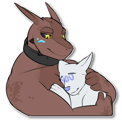 ❤️ Стикер «Tank the Dragon» для Telegram