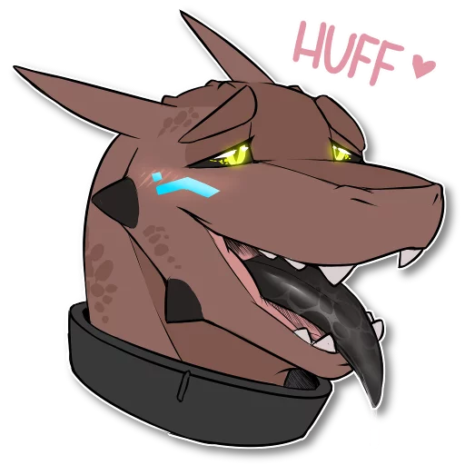 💕 Стикер «Tank the Dragon» для Telegram