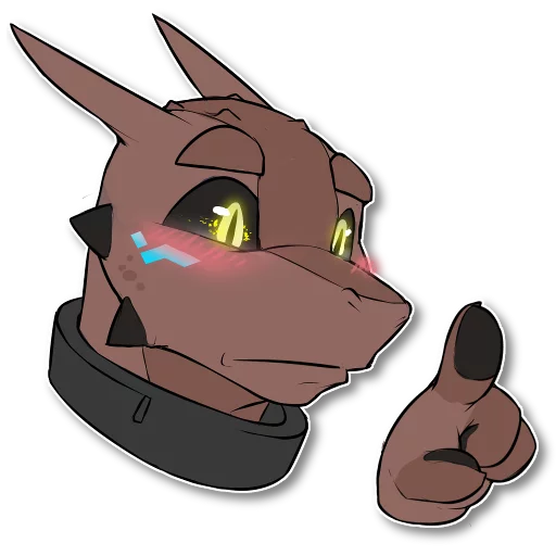 😳 Стикер «Tank the Dragon» для Telegram