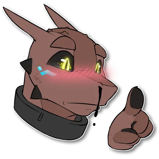 😳 Стикер «Tank the Dragon» для Telegram