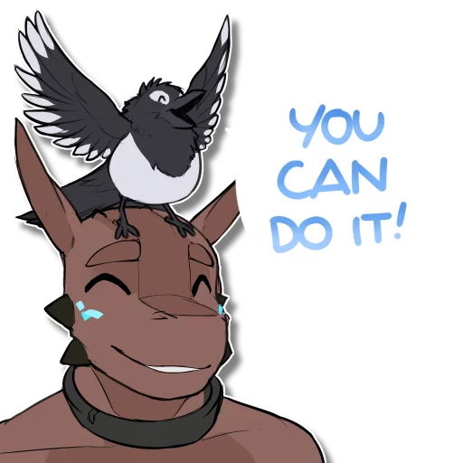 👍 Стикер «Tank the Dragon» для Telegram