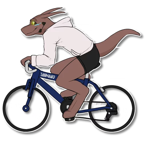 🚲 Стикер «Tank the Dragon» для Telegram