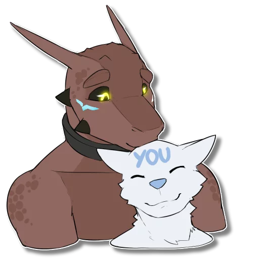 💋 Стикер «Tank the Dragon» для Telegram