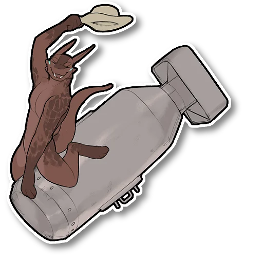 ☢️ Стикер «Tank the Dragon» для Telegram